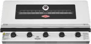 BeefEater 1200 Series Stainless Steel 5 Burner Built-in BBQ with Cast Iron Burners & Grills