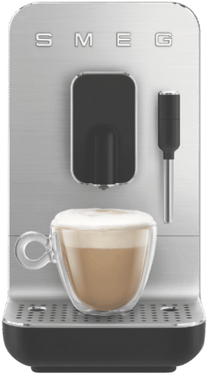 Smeg Bean To Cup Coffee Machine With Steam Wand Matte Black
