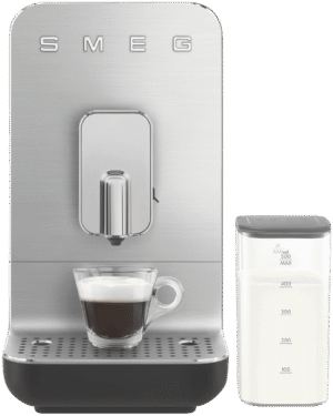 Smeg Bean To Cup Coffee Machine With Milk Steaming System Matte Black