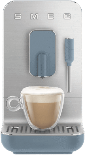 Smeg Bean To Cup Coffee Machine Matte Storm Blue